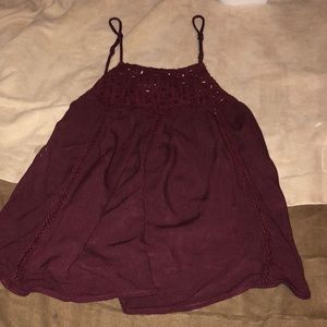 Maroon cami